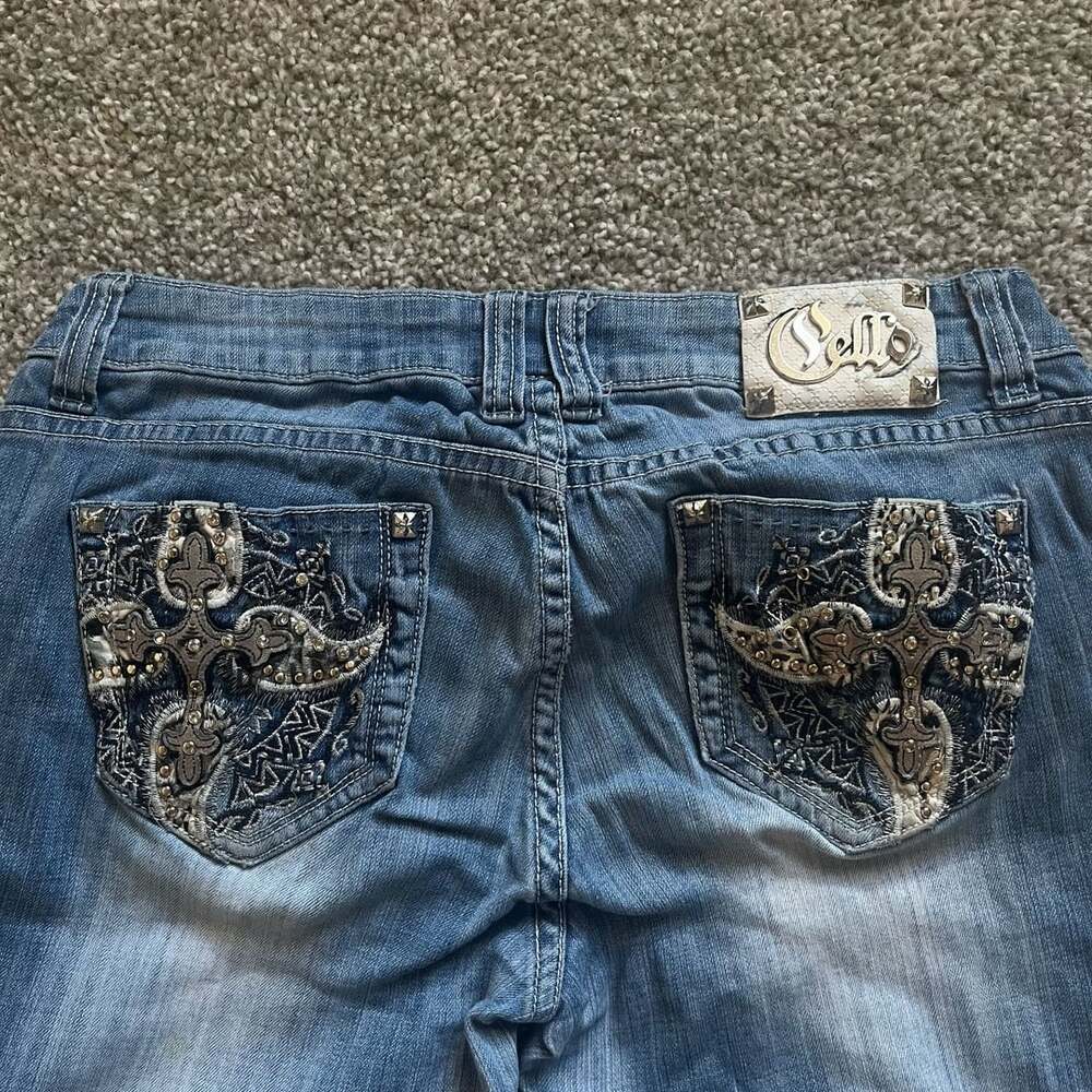 Cello Embroidered Jeans